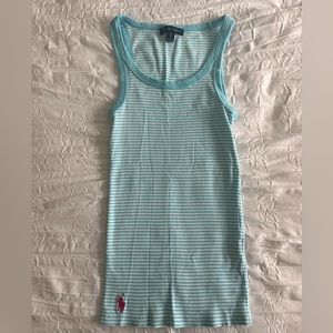 Blue & White Ralph Lauren Tank Top Size S (Gently Used)